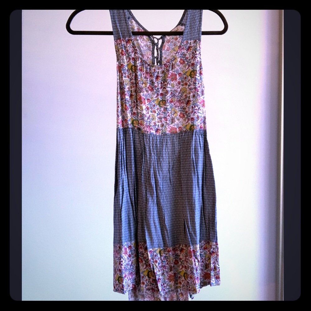Country-ish Lace Open Back Dress